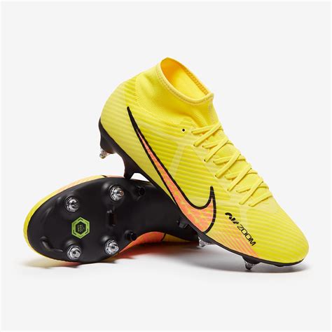 nike mercurial ix ag fussballschuhe-gelb schwarz grun|mercurial superfly fussballschuhe.